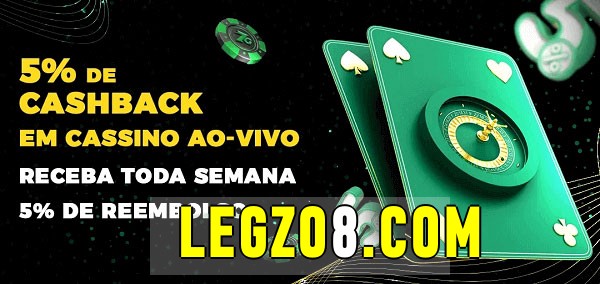 Promoções do cassino ao Vivo legzo 
